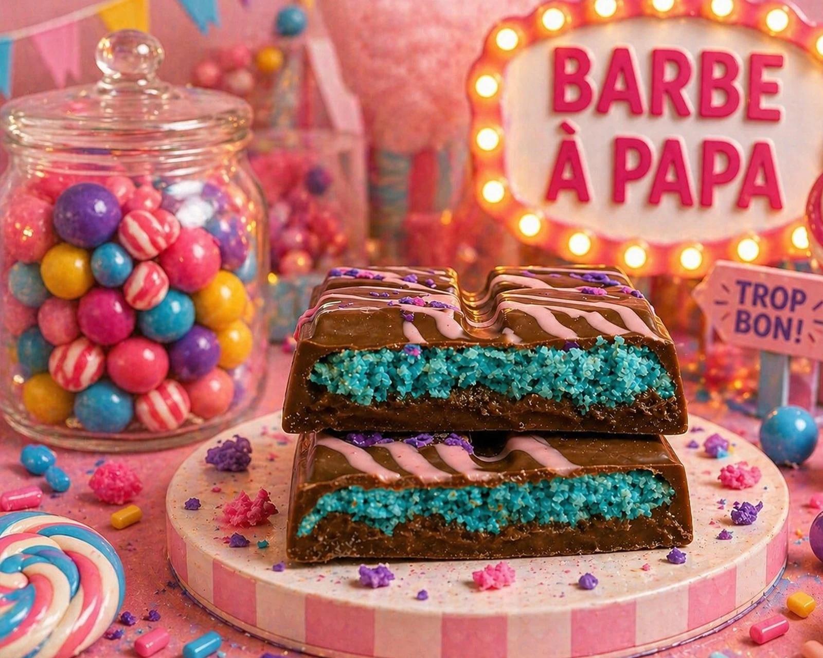 Barre de chocolat à la barbe à papa - Style Dubaï image 2