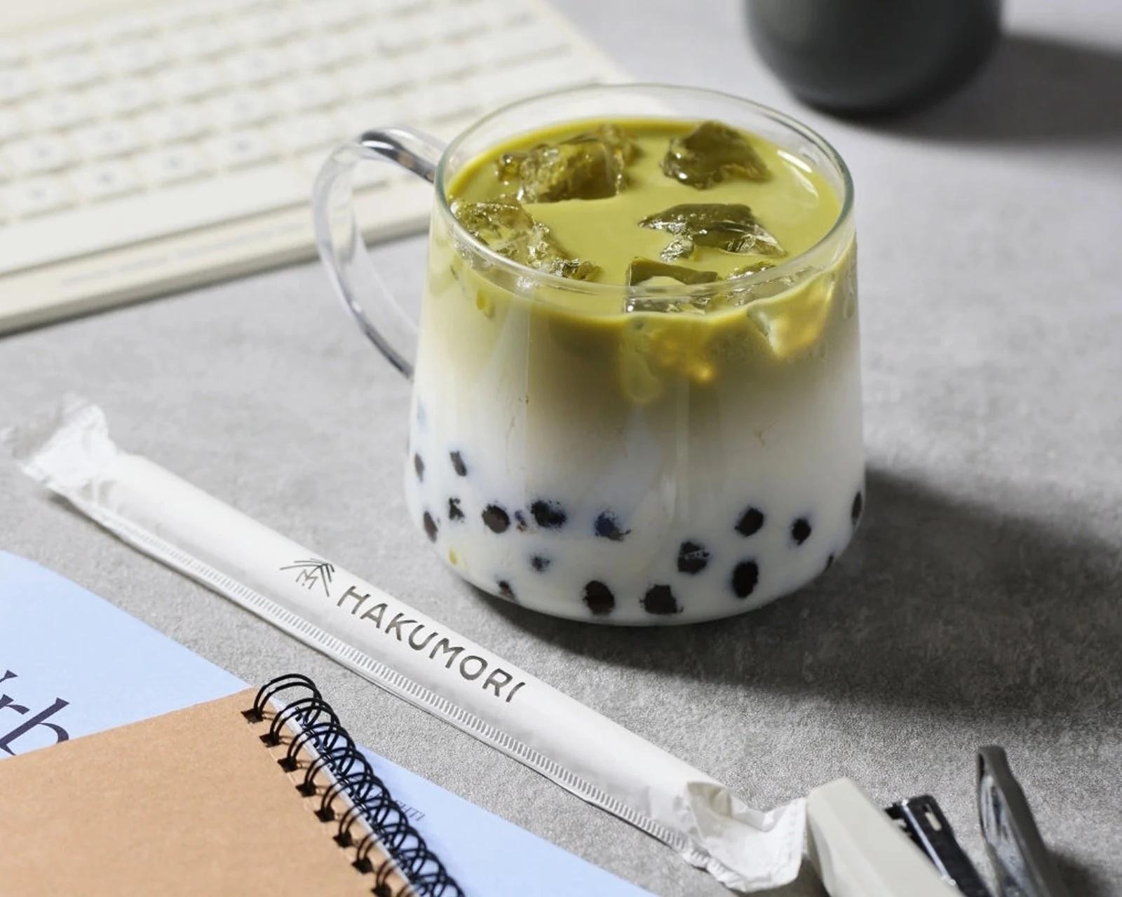 DIY Matcha Milk Tea Bubble Tea Kit image 3