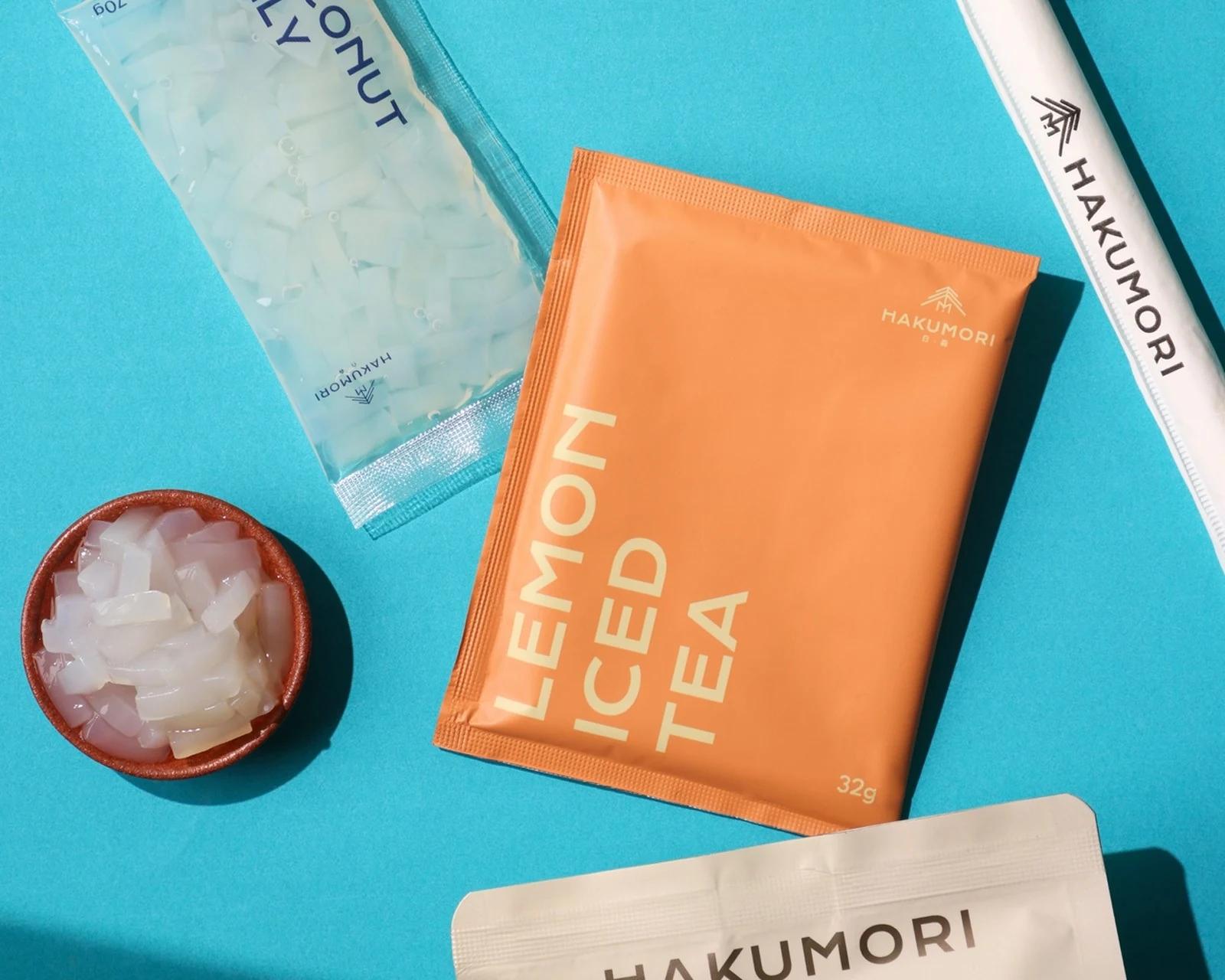 6 Lemon Iced Tea Instant Boba Kit image 3