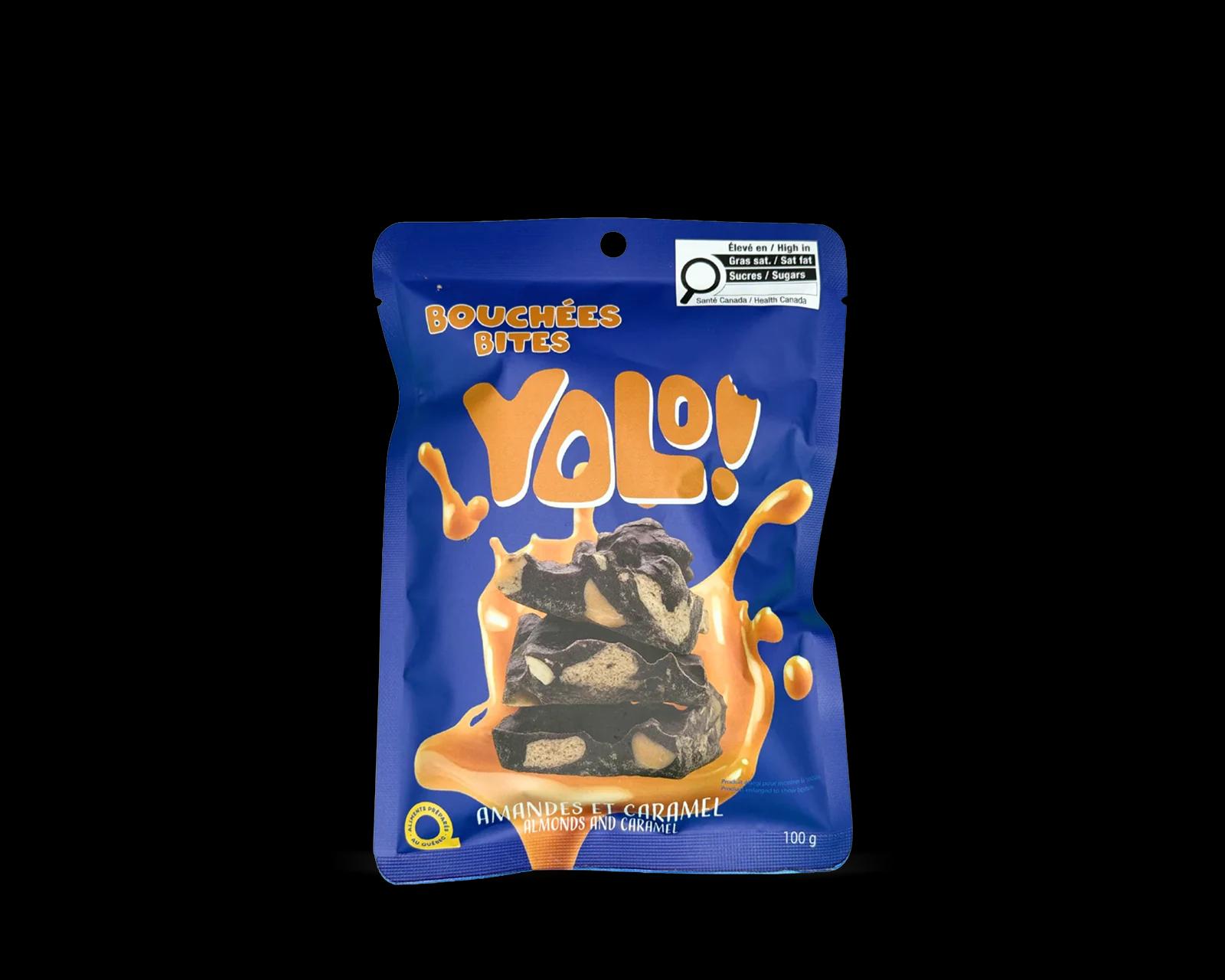 Bouchées de chocolat au lait, amandes et caramel image 2